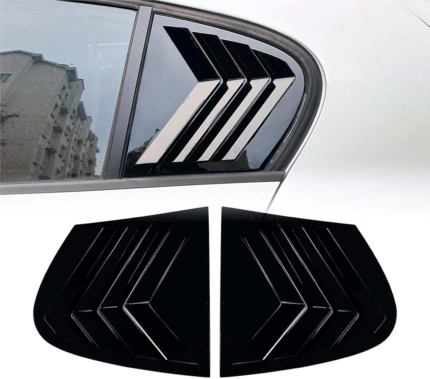 Rear Side Window Louver Shutter Trim with 1 Series E87 2005-2011