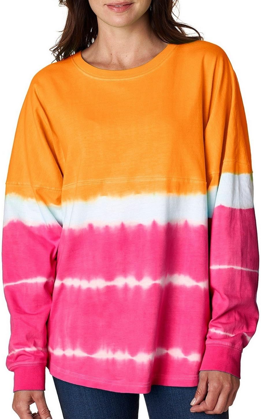 J. America NCAA Womens Ladies game day jersey long sleeve t-shirt