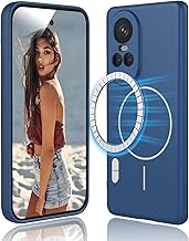 Magnetic Case for Oppo Reno 10 5G/Oppo Reno 10 Pro 5G – Soft Liquid Silicone Case, Anti-Shock Protective Mobile Camera Case, Compatible with Magnetic Accessories, Blue