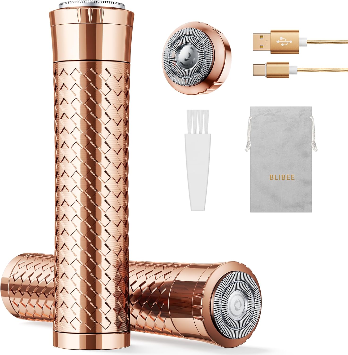 Facial Hair Removal for Women, Rechargeable Hair Removal Device, Painless Face Electric Razor/Shaver for Lip, Arms, Face, Peach Fuzz (Gold) Facial Hair Removal for Women, Rechargeable Hair Removal Device, Painless Face Electric Razor/Shaver for Lip, Arms, Face, Peach Fuzz (Gold)