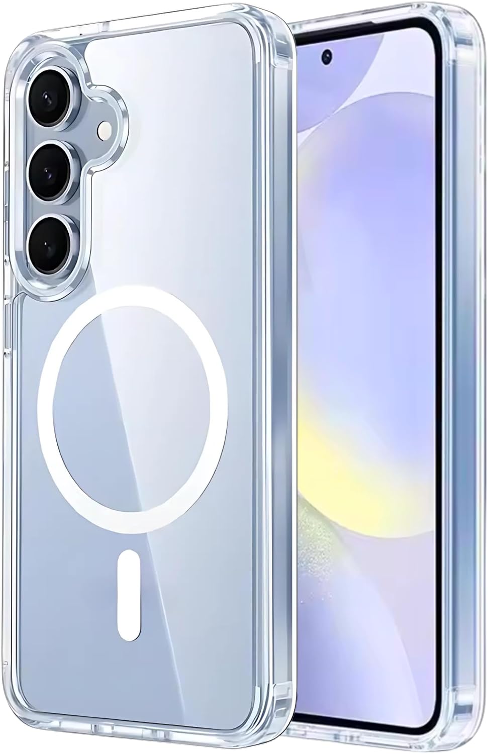 Capa para Samsung Capinha Slim Premium com Magnetica Clear Case Transparente , Compatível com MagSafe e Anti Impacto
