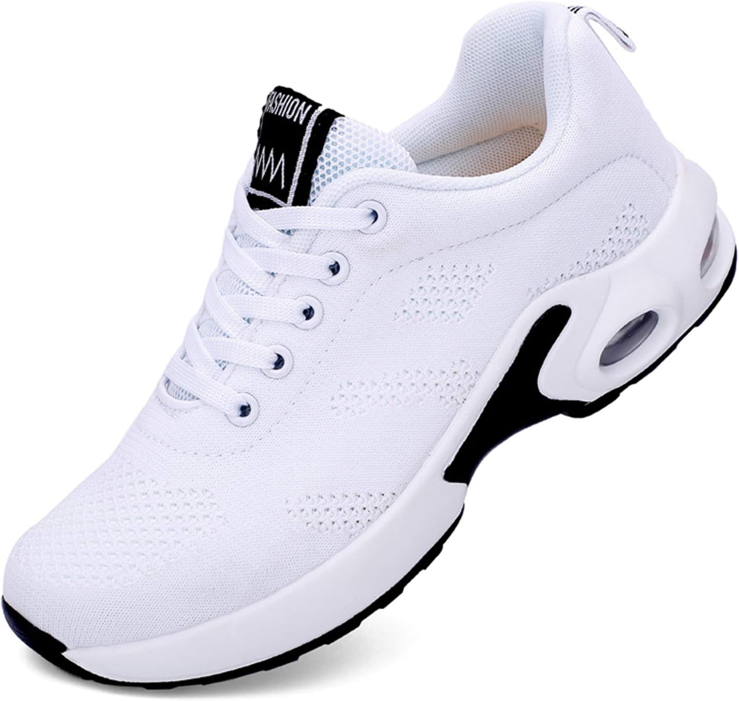 Women's Running Shoes Lightweight Breathable Sports Sneakers Casual Outdoor Fitness Jogging Trail Black Pink EU 35-42