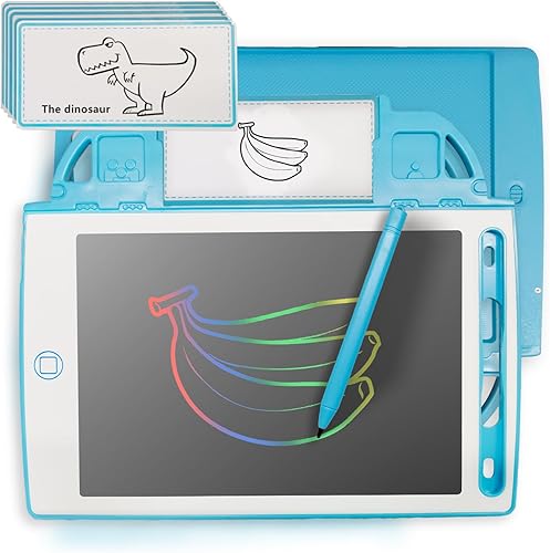 Tableta de escritura LCD de 8.5 pulgadas para niños, bloc de dibujo colorido para niños de 1-3, 3 a 5 años, juguetes de viaje por carretera