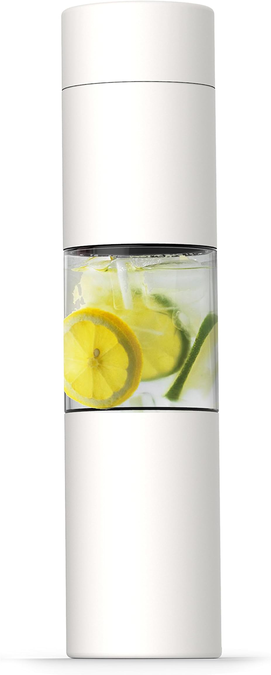 Asobu Flavour U See Infusion Trinkflasche Wei