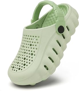 Kids Recovery Clogs for Boys Girls, Thick Cushioned EVA Garden Shoes with Removable Insole, Lightweight Non-Slip Comfort Slide Sandals for Beach Pool Outdoor Indoor Walking