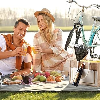 Sac Fourre-Tout Mariée En Toile De Jute Jaune – Étanche, Personnalisable, Idéal Mariage Et Plage