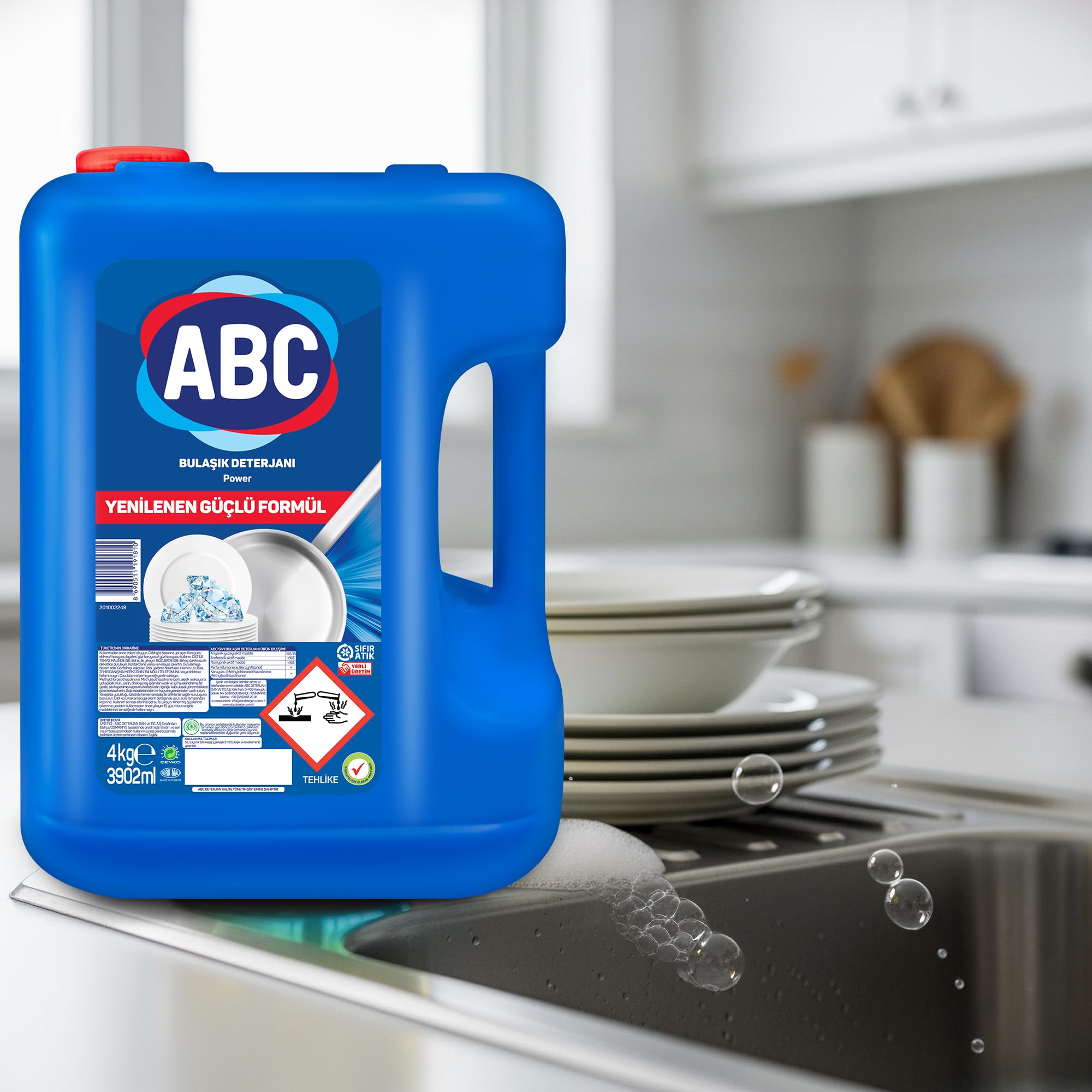 ABC DETERJAN Bulaşık Deterjanı Power 4 Kg