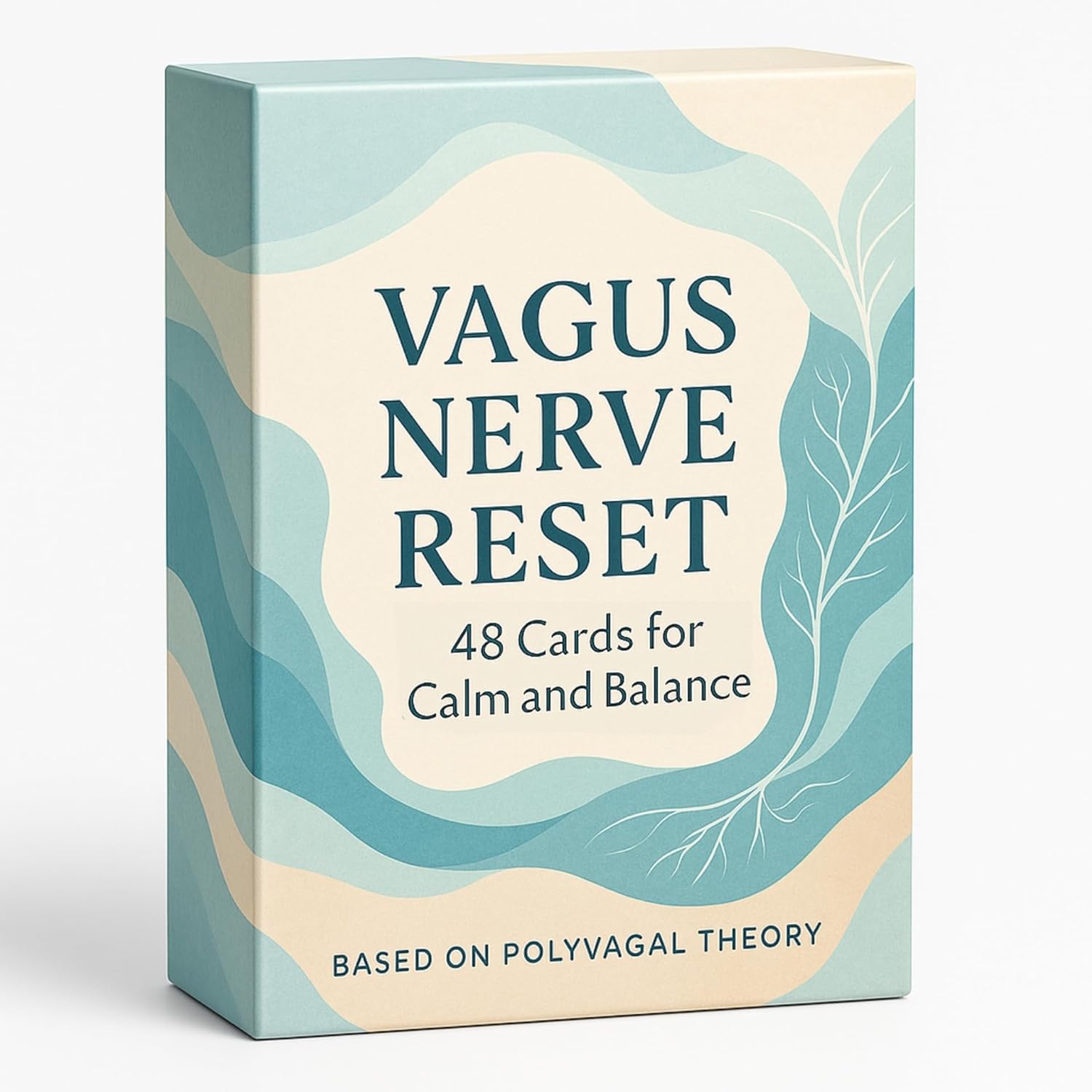 Vagus Nerve Reset Deck – Somatic Exercises for Nervous System Regulation & Mental Health | Polyvagal Theory-Based Therapy Games & Self-Care Gifts for Therapists