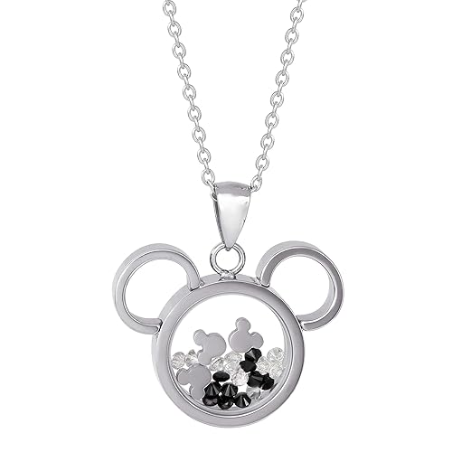 Disney Mickey Mouse Stainless Steel Shaker Necklace, Official License