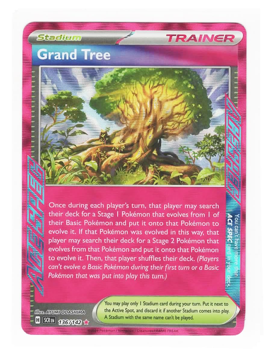 Pokemon - Grand Tree /142 Stellar Crown – ACE SPEC - Foil Single