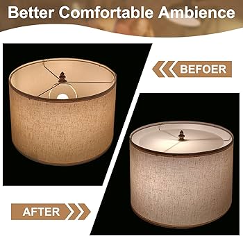 PATIKIL Diffuseur D'Abat-Jour De 9,5" De Diamètre, 2 Pièces