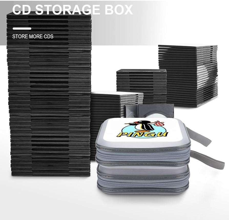Amazon.co.jp: CDケース ピングー キャラクター ペンギン DVDケース