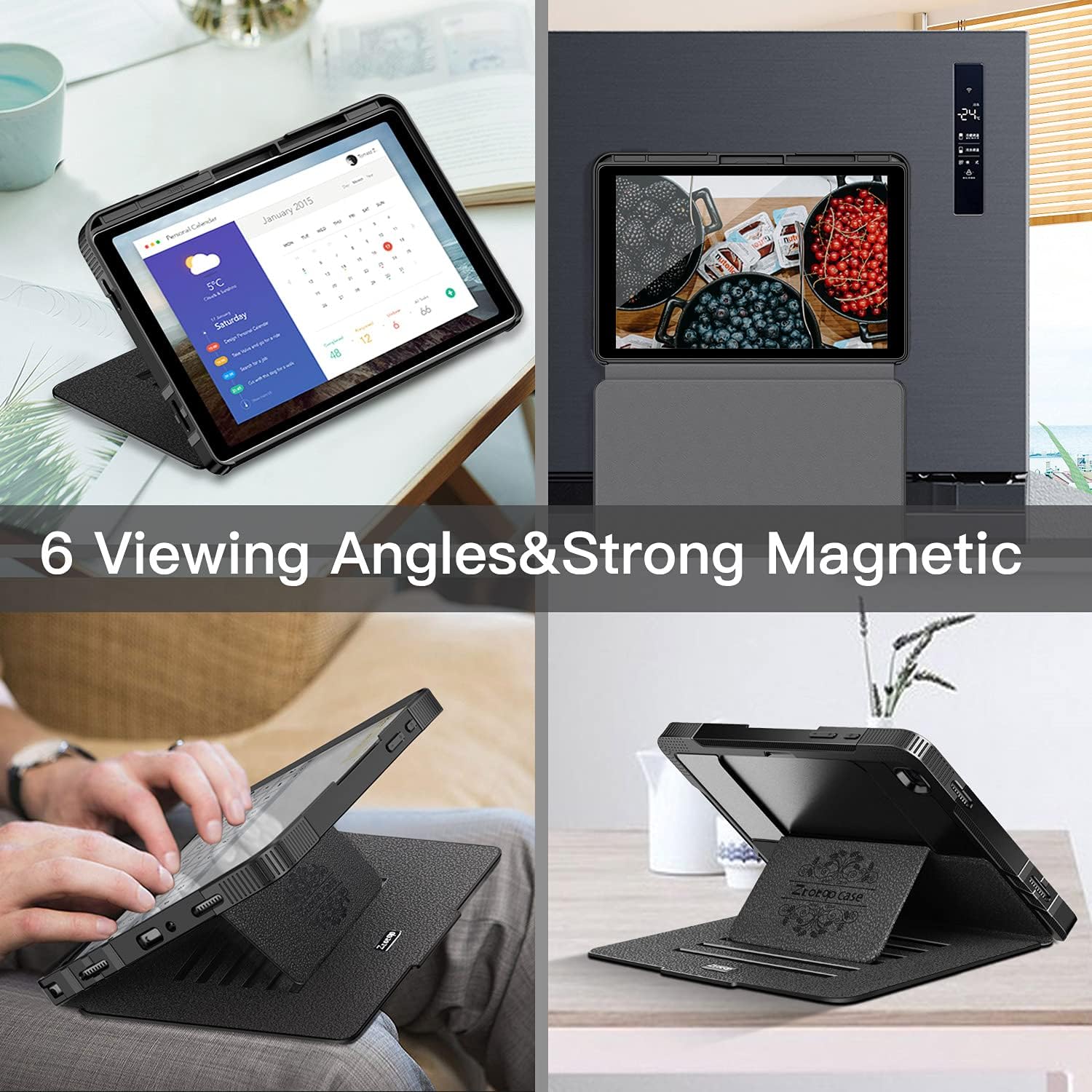 Bеѕt Rеvіеw Ztotop Case for Samsung Galaxy Tab A7 10.4 Inch Tablet 2020 (SM-T500/505/507) ,[6 Magnetic Stand Angles] Heavy Duty Highly Protective & Shock Absorption Cover with Auto Wake/Sleep , Black