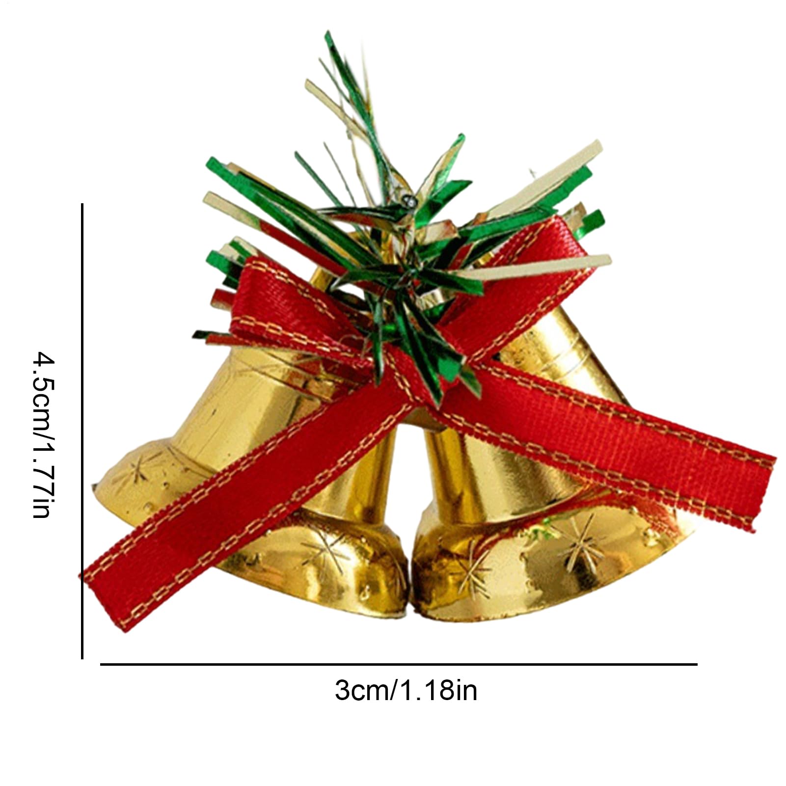 Campane Per Albero Di Natale In Oro Ornamenti Ghirlande Stagionali Metallo