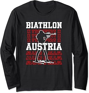 Biathlon Austria winter sports Long Sleeve T-Shirt