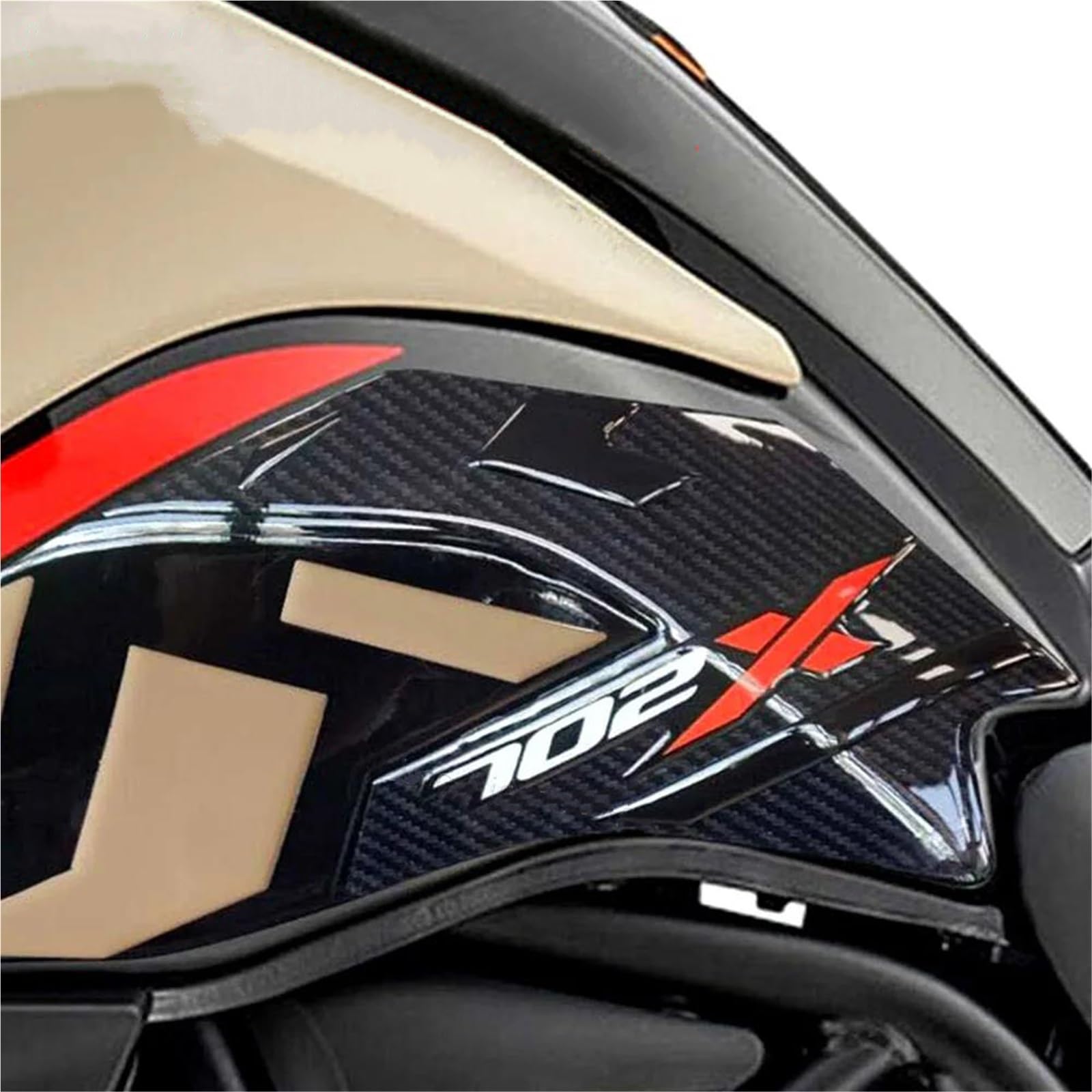 Adesivo per Serbatoio Moto per Benelli TRK 702X 2024 TRK702X 702X TRK 702 X Adesivi in ​​Resina Epossidica Gel Kit Decalcomanie Accessori Paraserbatoio(Colore 2)