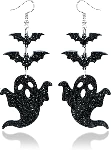 Ronglry Halloween Acrylic Dangle Earrings for Women
