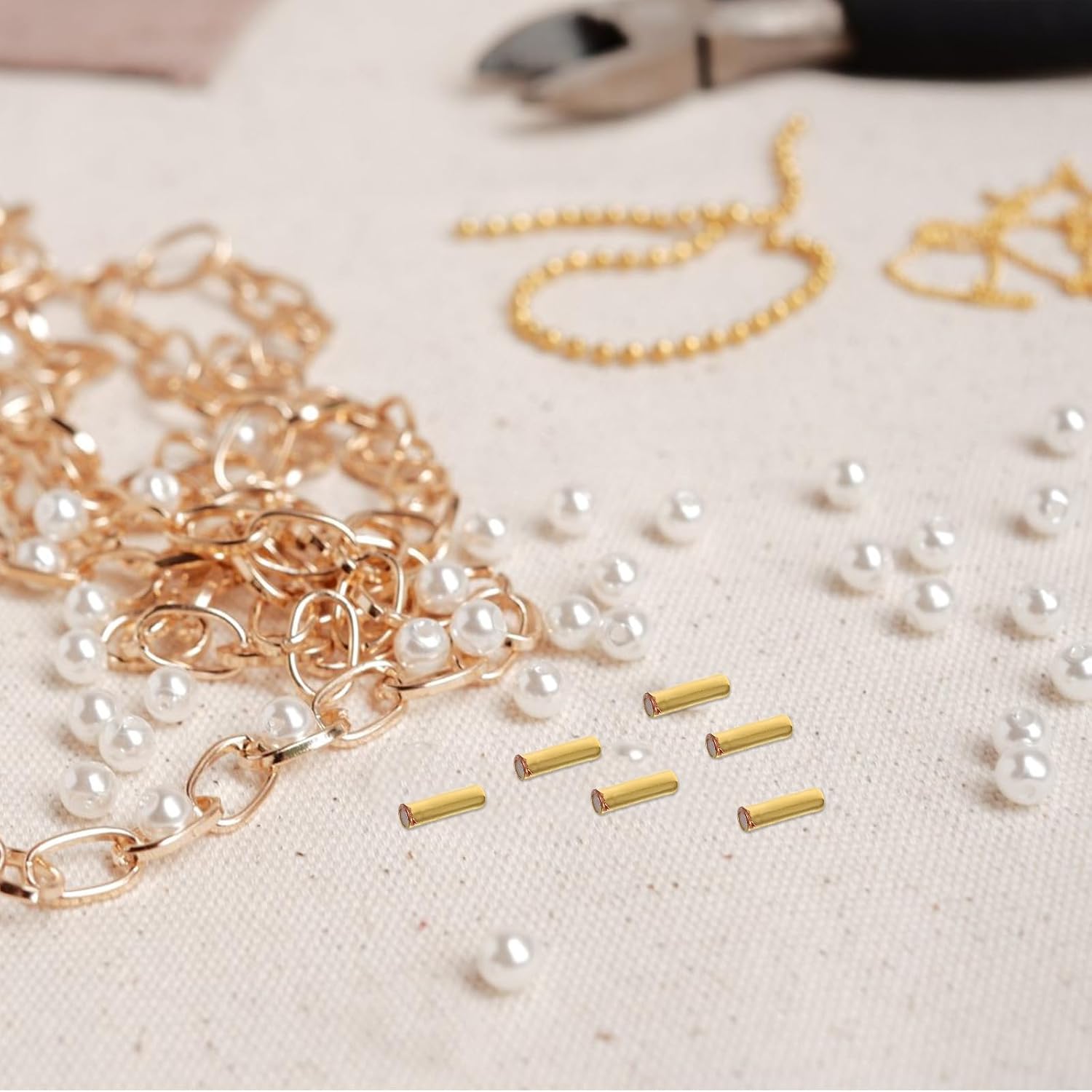 Beavorty 50pcs Copper Pin Backs Locking Pin Keeper Clasps for Lapel Brooches DIY Jewelry Making Accessories with Safety Stopper Ends for Crafts and Decoration