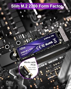 Amazon.com: Aiibe 1TB NVMe M.2 SSD Internal Solid State Drive PCIe