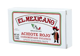 El Mexicano Achiote Paste (Red, 3.5 oz)(Pack 1)