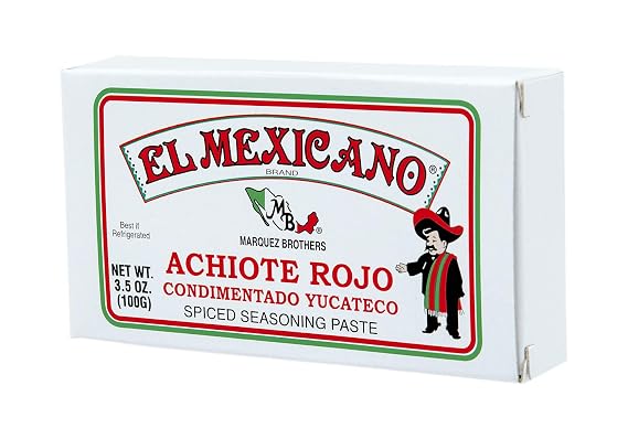 El Mexicano Achiote Paste (Red, 3.5 oz)(Pack 1)