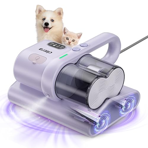 Mattress Vacuum Cleaner, 16KPa Suction, 14000RPM Tapping, 253.7nm UV-C Dual