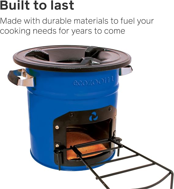 EcoZoom Rocket Stove Heavy Duty Portable Camp Stove for Outdoor Cooking, Dura (Wood Only)