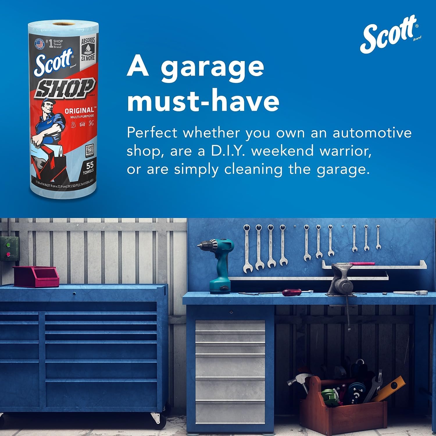 Scott Products 75130 Scott Shop Towels