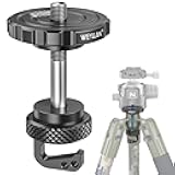 ARCA Ball Head Converter Adapter for BOG DeathGrip Conversion Mount All Metal WEYLLAN BA5 Anti BallHead Loosening, Gravity Hook Design Compatible with Universal Tripod Ballhead with 3/8
