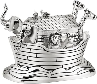 Zilverstad - Music Box Noah's Ark Silver Color
