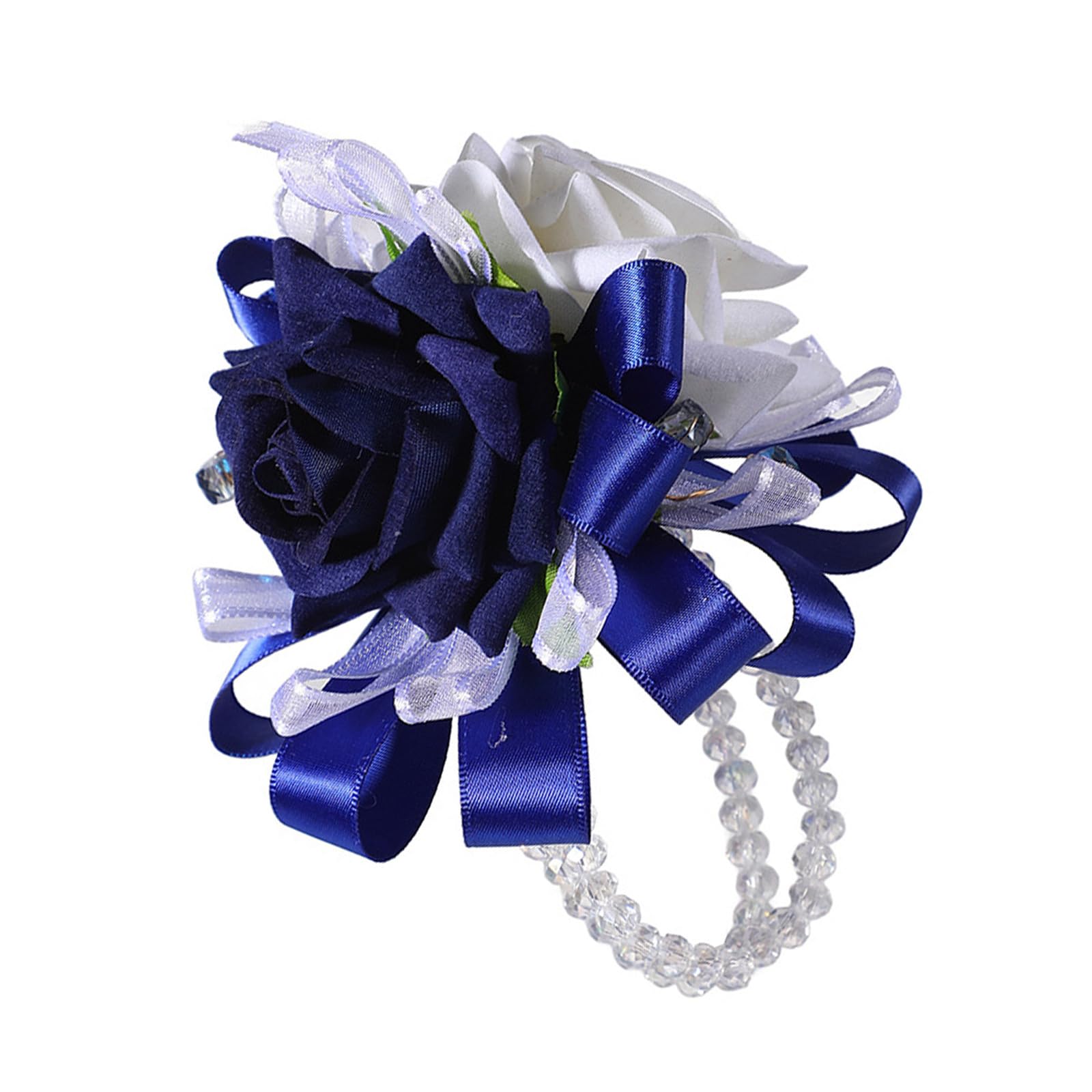 Msioytog Wedding Corsage and Boutonniere Set for Bride Bridesmaid Groomsmen Rehearsal Dinner Formal Accessories Wedding Corsage for Bride