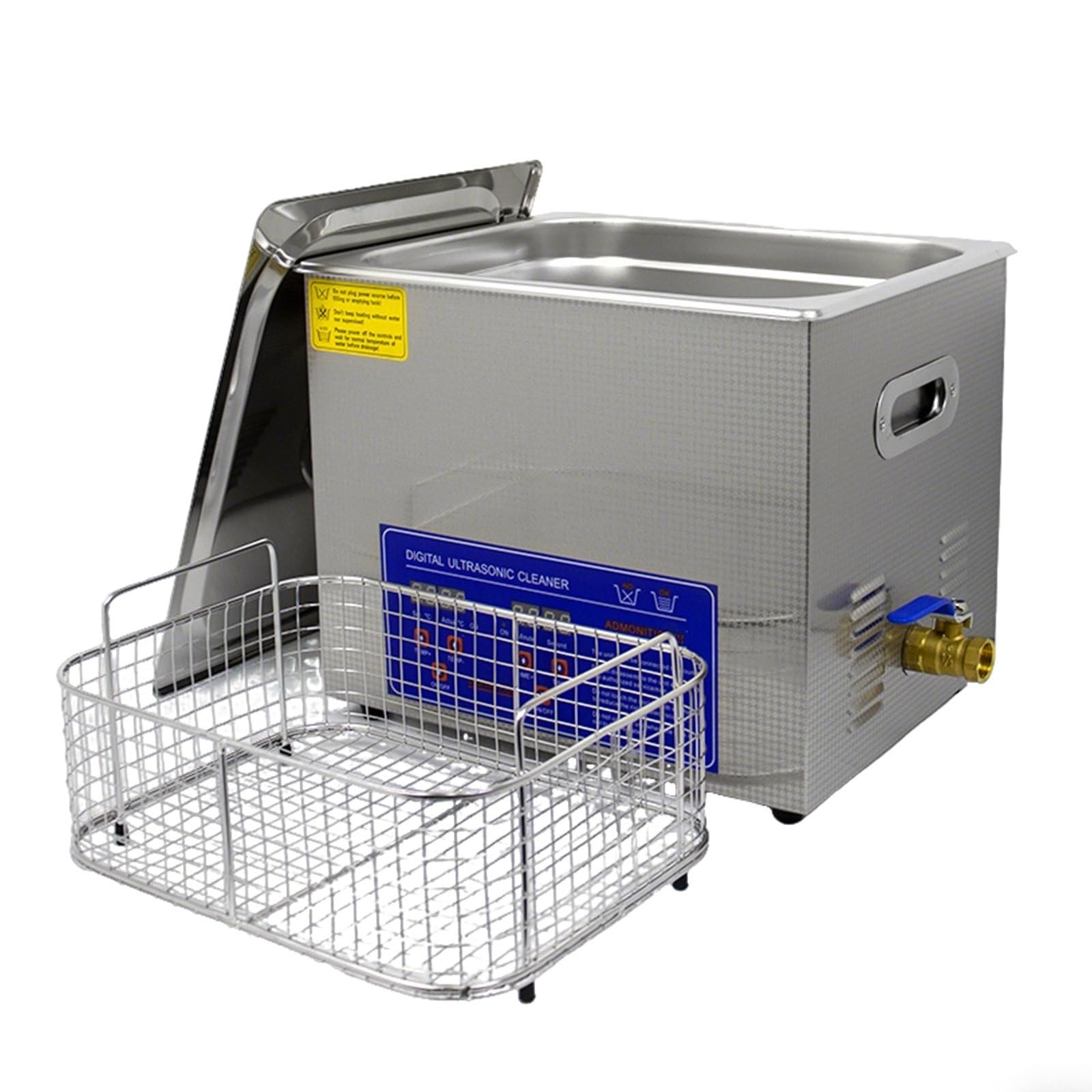Pulitore a Ultrasuoni da 30 Litri, Adatto Sia per Uso Industriale Che Commerciale, Rimozione delle Macchie Altamente Efficiente, Durevole e Facile da Manutenere 10L