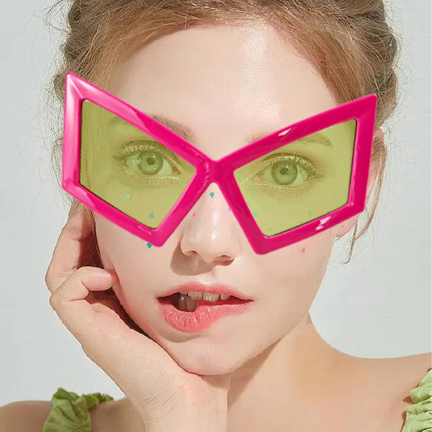 Funny Oversized Party Glasses Sunglasses Max Width 5.9", Hilarious Costume Accessories for Birthdays, Dance Parties - Image 7