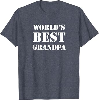 Worlds Best Grandpa T Shirt T-Shirt