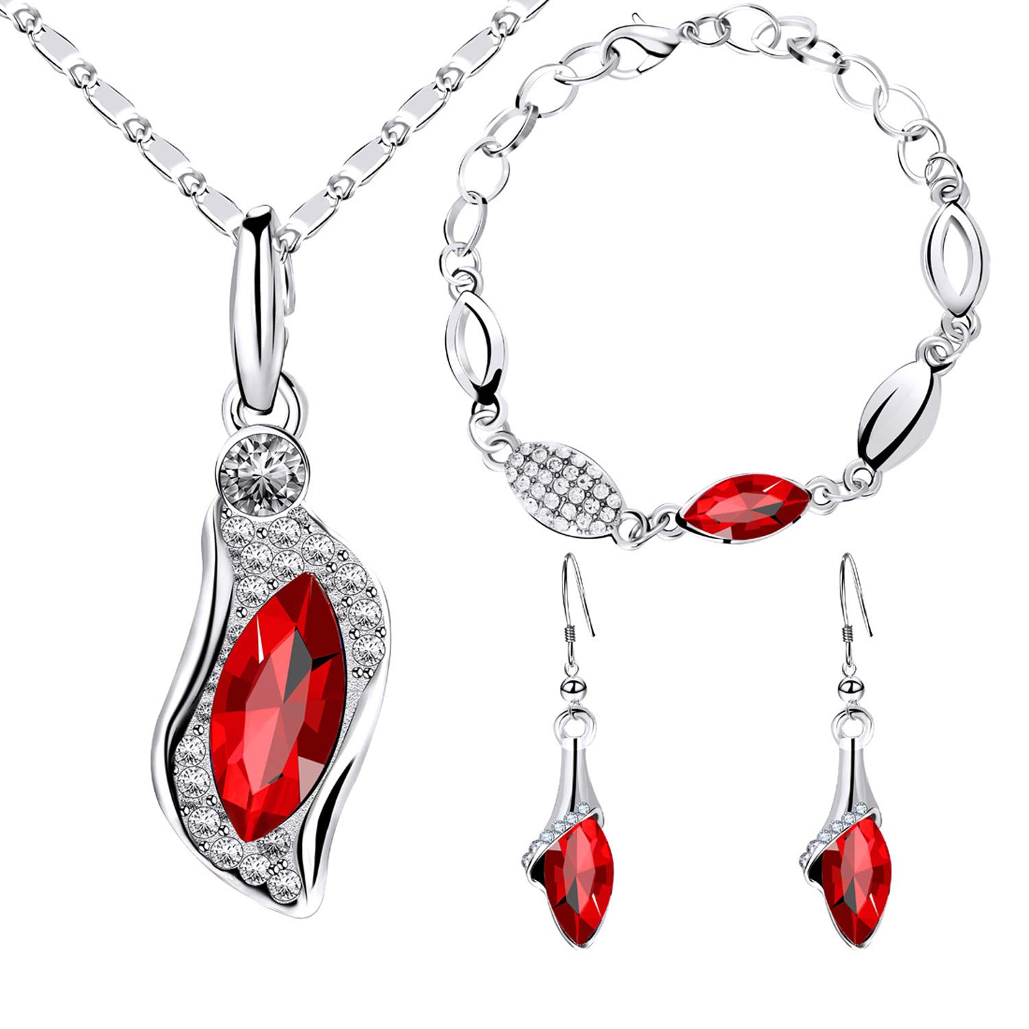 Sukkhi Gorgeous Crystal Rhodium Plated Jewelley Combo for Women (Pendant Set + Bracelet) (B07NXB6SXJ) Amazon Price History, Amazon Price Tracker