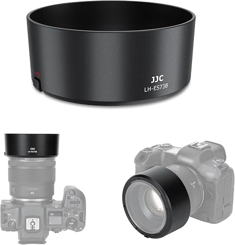 JJC ES-73B Lens Hood for Canon RF 45mm f/1.2 STM, Replaces Canon ES-73B, No Vignetting, Reversible, Compatible with 67mm Filter/Lens Cap