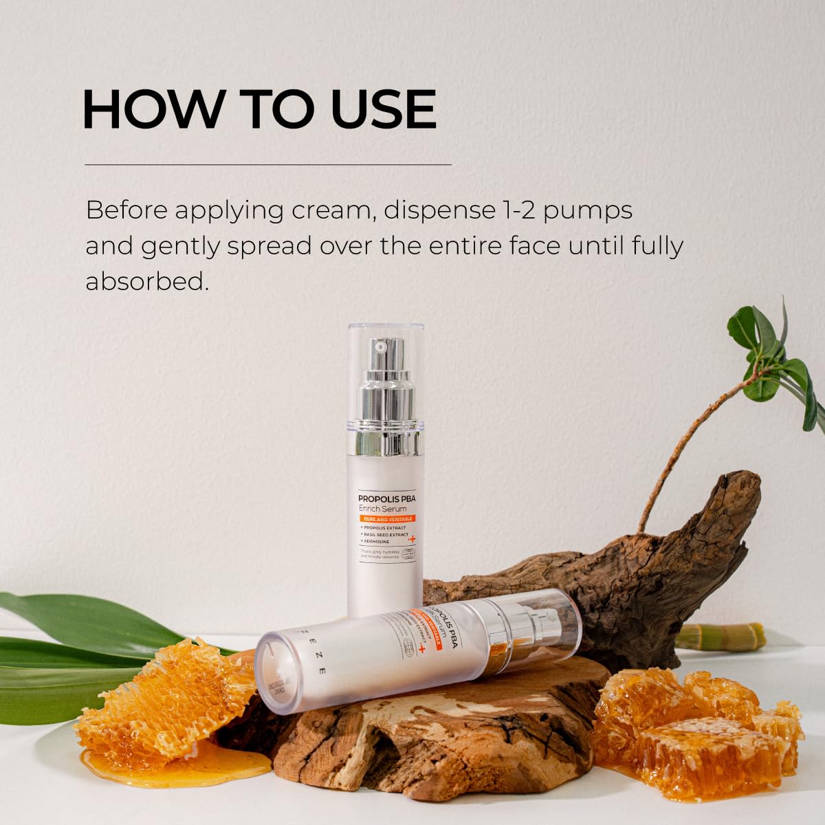 IZEZE PROPOLIS PBA Enrich Serum 1.01 fl.oz, 30 ml | Rich Nourishment for Glow Skin, Deep Hydration, Korean Skincare Niacinamide Serum, Skin Elasticity - Image 7