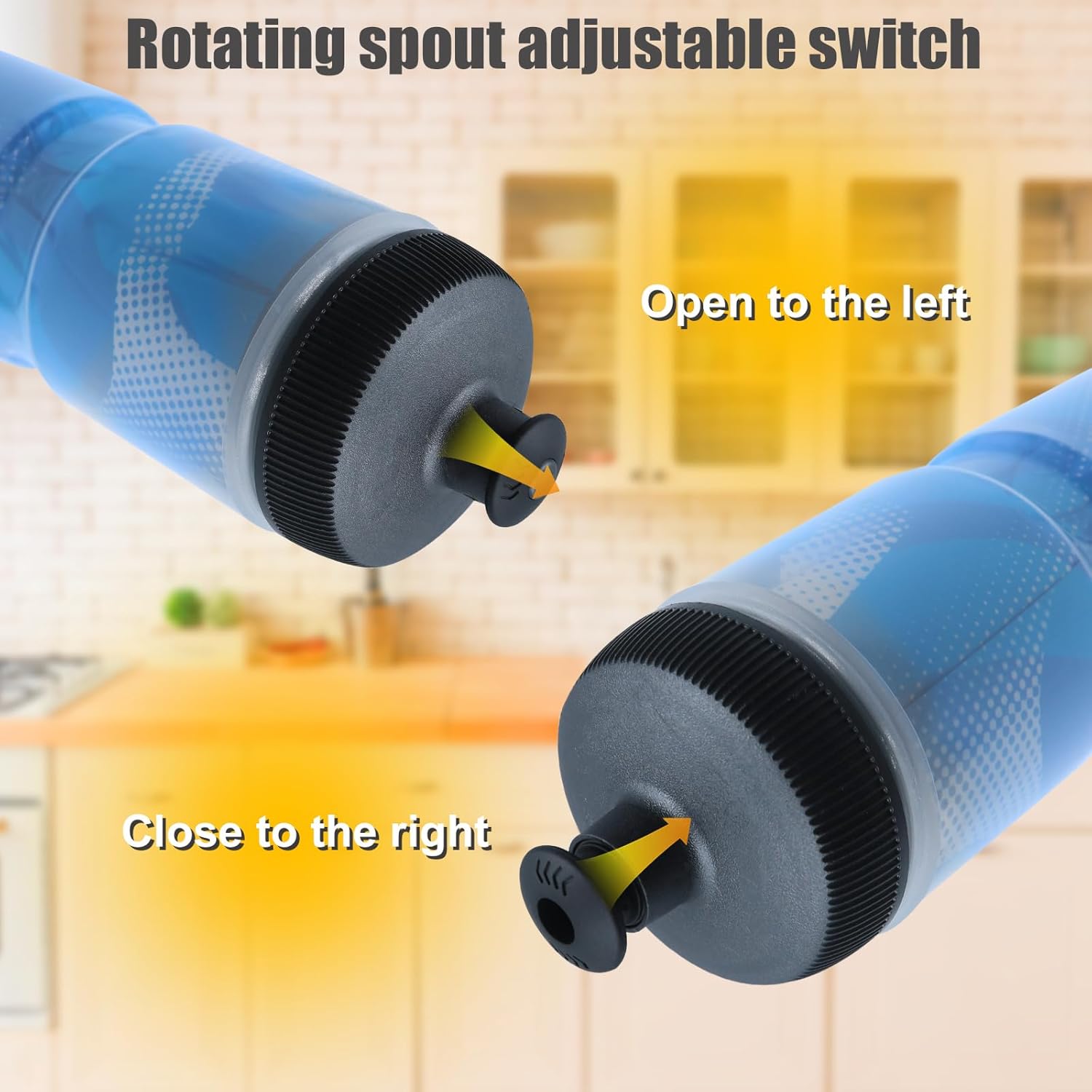 2pcs Water Bottle Mouthpiece Replacement for Polar Bottle Sport 20oz 24oz, Plastic Bite Valve Bottle Top Lid Spout Nozzle Replacement Parts Compatible with Polar Plastic Bottles Accessories(No Lid) - Image 5