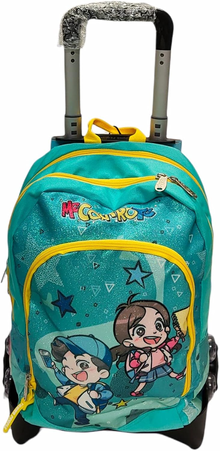 POOLOVER Trolley scuola staccabile glitterato Me Contro Te