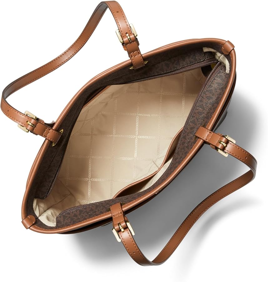Amazon.com: Michael Kors Winston Medium Top-Zip Pocket Tote Bag