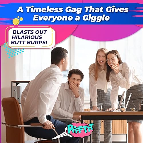 Miniatura 6 de Laughing Smith - Cojín Whoopie autoinflable de 6 pulgadas - Relleno de bolsas de regalo Whoopee recuerdos de fiesta juguetes de pedos y bolsas de