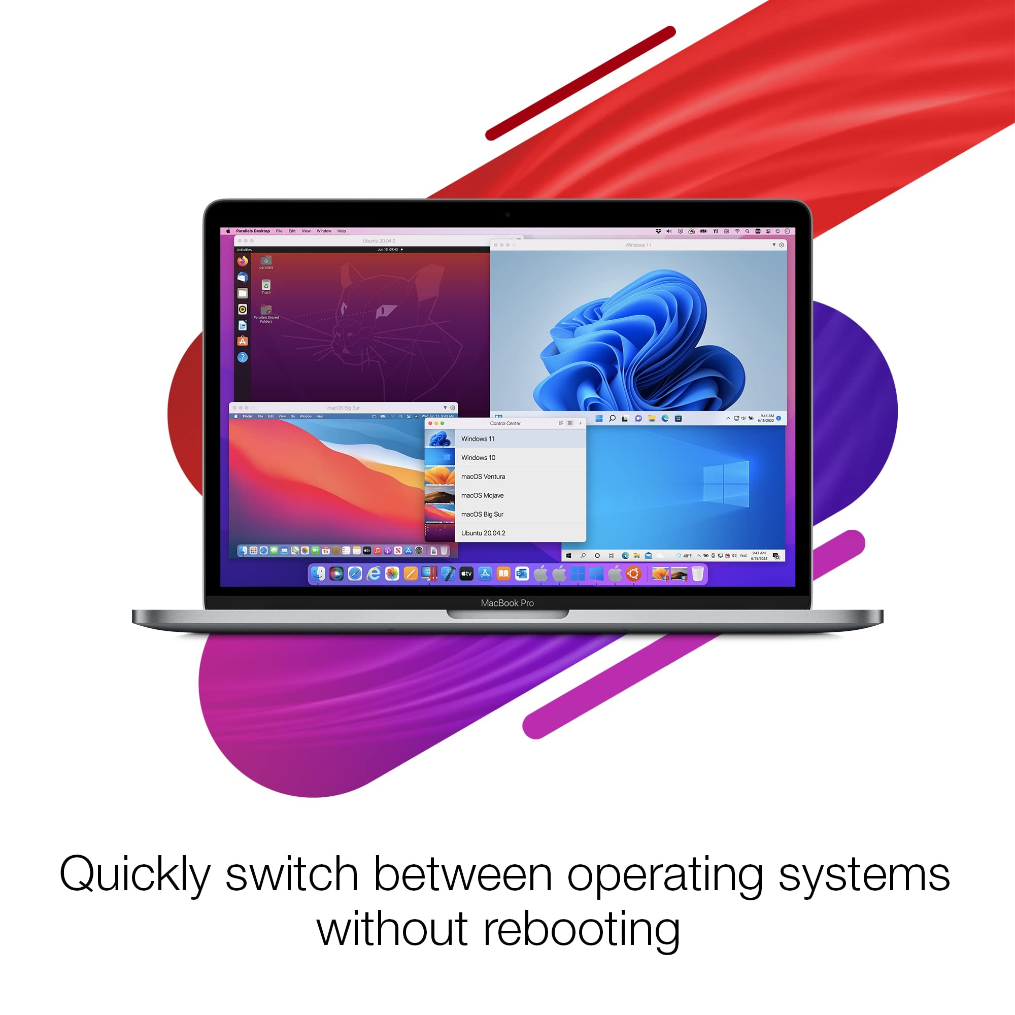 Parallels Desktop 19 per Mac, Standard, Esegui Windows su Mac, Download digitale
