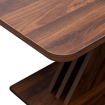 Extendable Dining Table, Expandable Kitchen Table for 2-6 People with Space-Saving Design, Modern Adjustable Wooden Furniture for Dining Room & Small Spaces