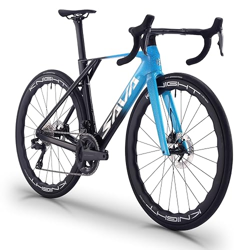 SAVADECK SLR8-Ultegra Full Carbon Road Bike, Carbon Fiber Frame Racing Bicycle with Shimano 105 R8170 24S Groupset, Hydraulic Disc Brakes, Ultra-Light Carbon Bike for Adults