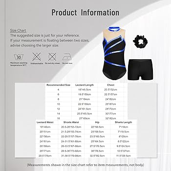 Vxuxlje Enfant Fille Justaucorps Gymnastique Classique Body Combinaison