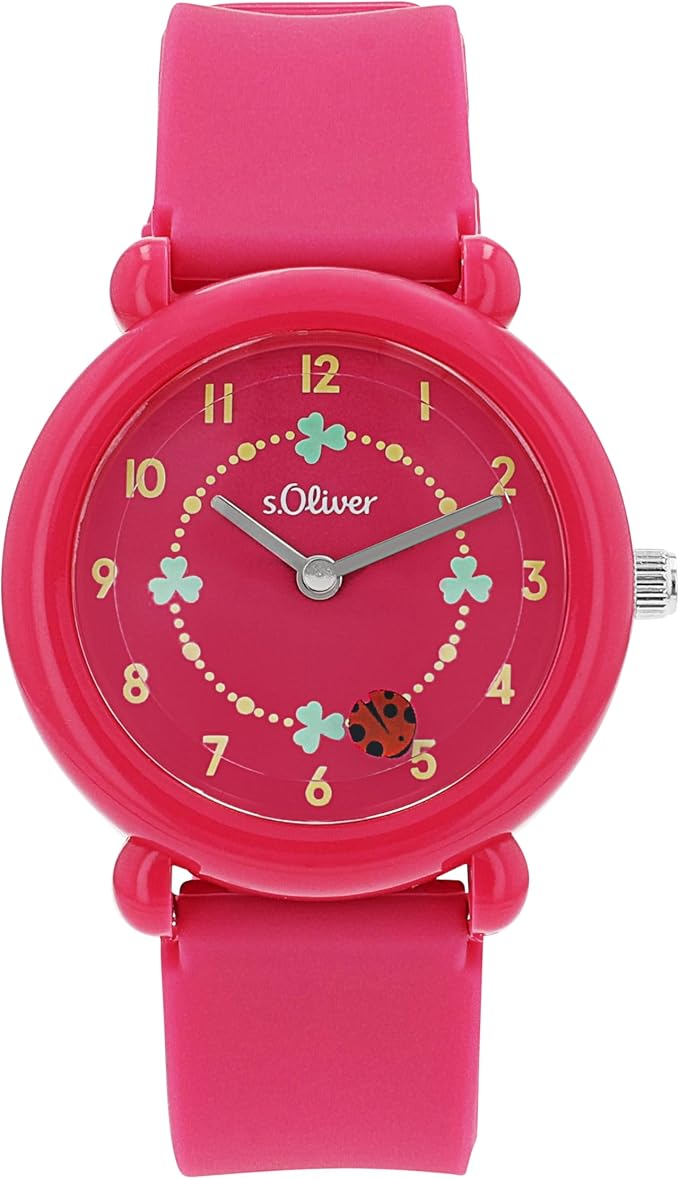 s.Oliver Reloj Analógico de Cuarzo con Correa en Silicona