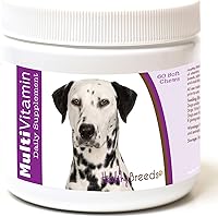 Vista 10 de Healthy Breeds Multivitamínico siberiano Husky para perros, suplemento diario recomendado por veterinarios, sabor a tocino, 60 masticables suaves