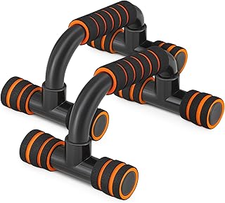 MADOG Portable Push-Up Bars with Cushioned Foam Grip – Non-Slip Pushup Handles for Home Fitness, Supports Up to 330 lbs, Black