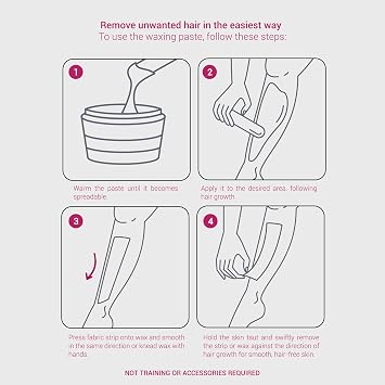 Depil Bella Paste Full Body Sugar Natural Wax Hair Removal, Professional or Personal Use, 100% Natural, Vegan, Organic, for All Skin Types, (1300 g)