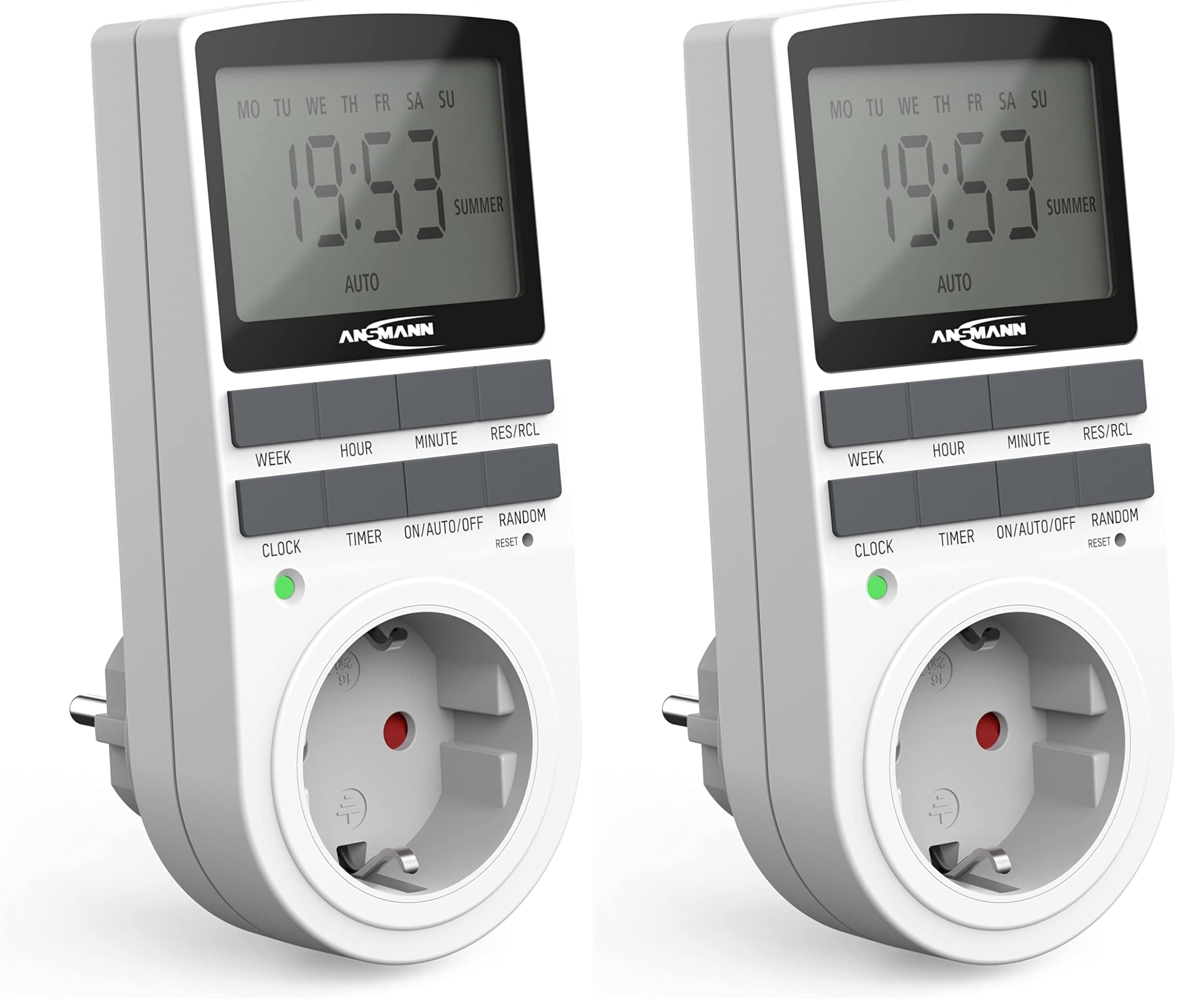 Programmateur prise électrique ANSMANN AES4 avec 10 programmes de minutage précis